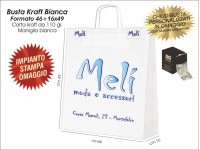 BUSTE IN CARTA KRAFT BIANCA 